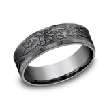 Tantalum 7mm Comfort-fit wedding band