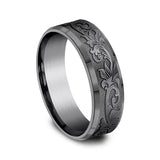 Tantalum 7mm Comfort-fit wedding band