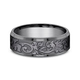 Tantalum 7mm Comfort-fit wedding band