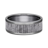 Grey Tantalum 8mm Comfort-fit wedding band