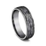 Grey Tantalum 6.5mm Comfort-fit wedding band