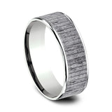 Ammara Stone 7.5mm Comfort-fit Design Wedding Band