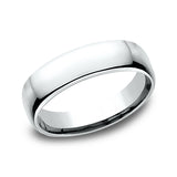 Platinum 4.5mm/5.5mm/6.5mm/7.5mm European Comfort-Fit Wedding Ring