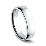 Platinum 4.5mm/5.5mm/6.5mm/7.5mm European Comfort-Fit Wedding Ring
