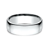 Platinum 4.5mm/5.5mm/6.5mm/7.5mm European Comfort-Fit Wedding Ring