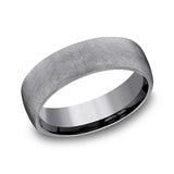 Tantalum 6.5mm Comfort-fit Design Wedding Band