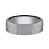 Tantalum 6.5mm Comfort-fit Design Wedding Band