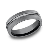 Tantalum 6.5mm Comfort-fit Design Wedding Band