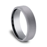 Grey Tantalum 6.5mm Comfort-fit wedding band
