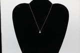 Diamond Pendant in 14KT White Gold Chain ( 0.65ct tw dia )