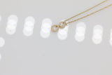 Double Drop Diamond Necklace in 14KT Yellow Gold ( 0.25ct tw dia )