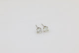 Diamond Stud Earrings in 14KT White Gold ( 0.75ct tw dia )