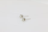 Diamond Stud Earrings in 14KT White Gold ( 0.75ct tw dia )