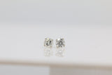 Diamond Stud Earrings in 14KT White Gold ( 0.75ct tw dia )