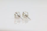 Diamond Stud Earrings in 14KT White Gold ( 0.75ct tw dia )