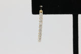 Diamond Hoop Earrings in 10KT Yellow Gold ( 0.5ct tw dia )