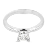 Diamond Solitaire Ring in 14KT White Gold ( 1.01ct tw dia )