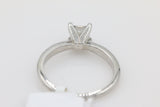 Diamond Solitaire Ring in 14KT White Gold ( 1.01ct tw dia )