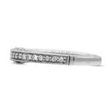 Diamond Channel Band in 14KT White Gold ( 0.25ct tw dia )