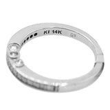 Diamond Channel Band in 14KT White Gold ( 0.25ct tw dia )