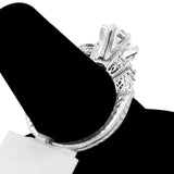 Diamond Pear Solitaire Ring in 14KT White Gold ( 2.17ct tw dia / 1.57ct Pear )