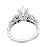 Diamond Pear Solitaire Ring in 14KT White Gold ( 2.17ct tw dia / 1.57ct Pear )