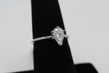 Diamond Band with Milgrain in 14KT White Gold ( 0.25ct tw dia )