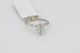 Diamond Band with Milgrain in 14KT White Gold ( 0.25ct tw dia )