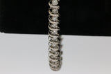 Diamond Tennis Bracelet in 14KT White Gold ( 4ct tw dia )