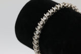 Diamond Tennis Bracelet in 14KT White Gold ( 4ct tw dia )
