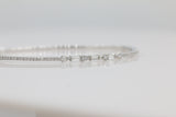 Exquisite Diamond Bangle in 14KT White Gold ( 0.56ct tw dia )