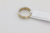 Twisted Diamond Band in 14KT Two Tone Gold ( 0.47ct tw dia )