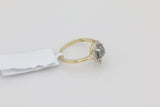 Diamond Salt and Pepper Ring in 14KT Yellow Gold ( 1.25ct dtw )