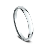 Platinum 2mm Standard Comfort-Fit Wedding Ring