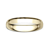 18K White Gold/Yellow Gold Standard Comfort-Fit Wedding Ring