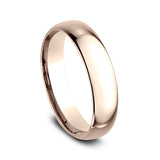 14K White Gold/Yellow Gold/Rose Gold/Palladium 5mm Standard Comfort-Fit Wedding Ring