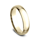 18K White Gold/Yellow Gold 5mm Standard Comfort-Fit Wedding Ring