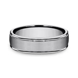 Tungsten 6mm/8mm Comfort-Fit Design Wedding Band