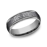 Tantalum 6.5mm Comfort-fit wedding band