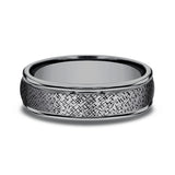 Tantalum 6.5mm Comfort-fit wedding band
