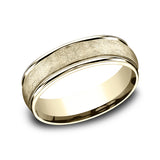 14K Rose/White/Yellow Gold Comfort-Fit Design Wedding Ring