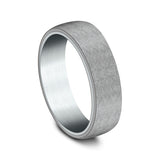 Ammara Stone 6.5mm Comfort-fit Design Wedding Ring