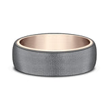 Ammara Stone 6.5mm Comfort-fit Design Wedding Ring