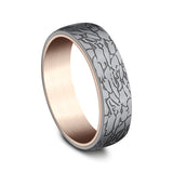 Ammara Stone 6.5mm Comfort-fit Design Wedding Ring