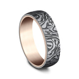 Ammara Stone 6.5mm Comfort-fit Design Wedding Ring