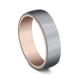 Ammara Stone 6.5mm Comfort-fit Design Wedding Ring