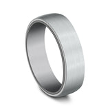 Ammara Stone 6.5mm Comfort-fit Design Wedding Ring