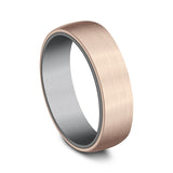 Ammara Stone 6.5mm Comfort-fit Design Wedding Ring