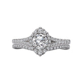 Romance Halo Diamond Ring