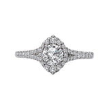 Romance Halo Diamond Ring